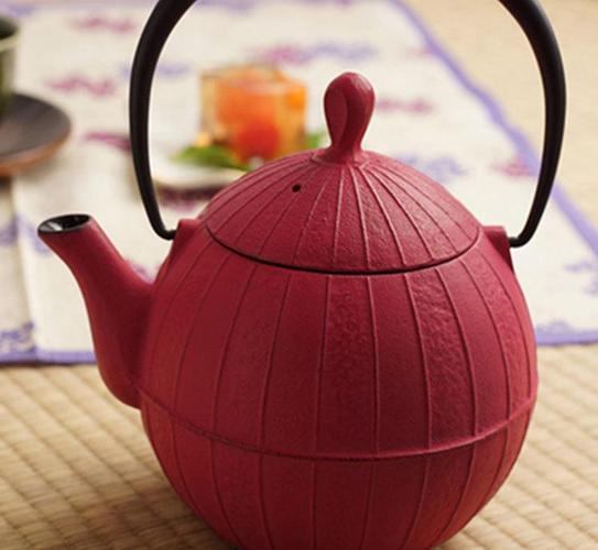 7l產品,圖片僅供參考,日本工藝品 南部鐵器 彩色茶壺核桃 0.