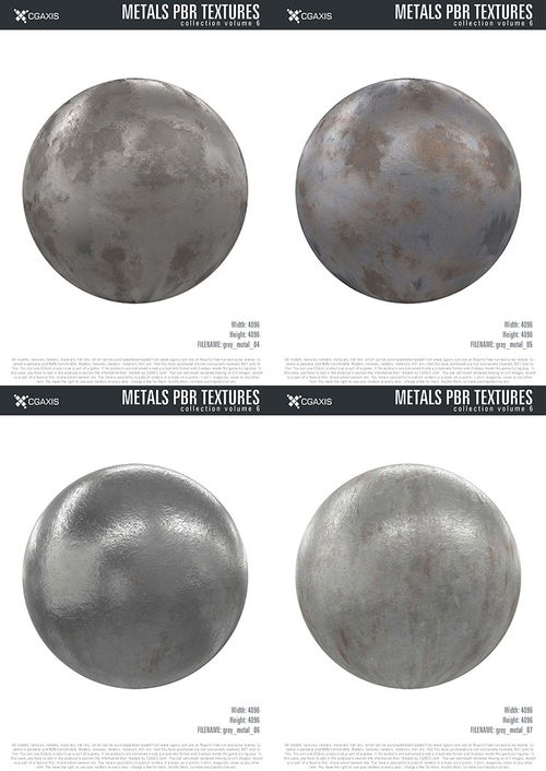 金屬超清紋理貼圖CGAxis PBR Textures Volume 6 Metals 精品圖模 教程 資源 室內人 Powered by Discuz