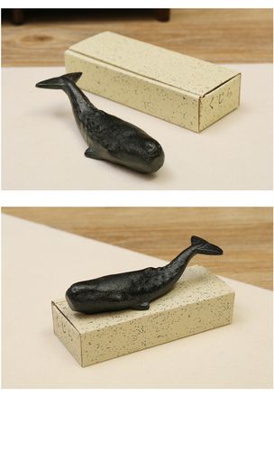 【兩條減8元】南部鐵器鑄鐵鯨魚鎮尺鎮紙 筆置筆擱筆架 文鎮收藏