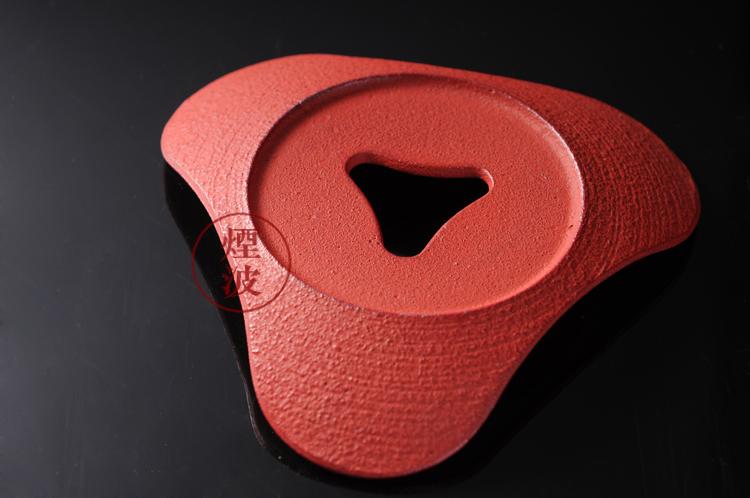 煙波★日本南部鐵器 壹鑄堂 鐵三角 鐵壺托 茶托墊 茶具 茶道零配