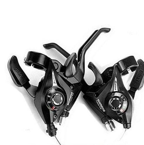 shimano 變速器山地車配件24速連體指撥ef51-8自行車變速撥把圖片