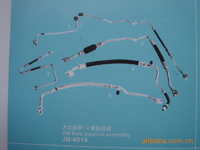【供應上海大眾系列-桑塔納,2000,3000,波羅,帕薩特等空調管路】價格,廠家,圖片,空調,山東老屯汽配城宏達汽車配件經營部-
